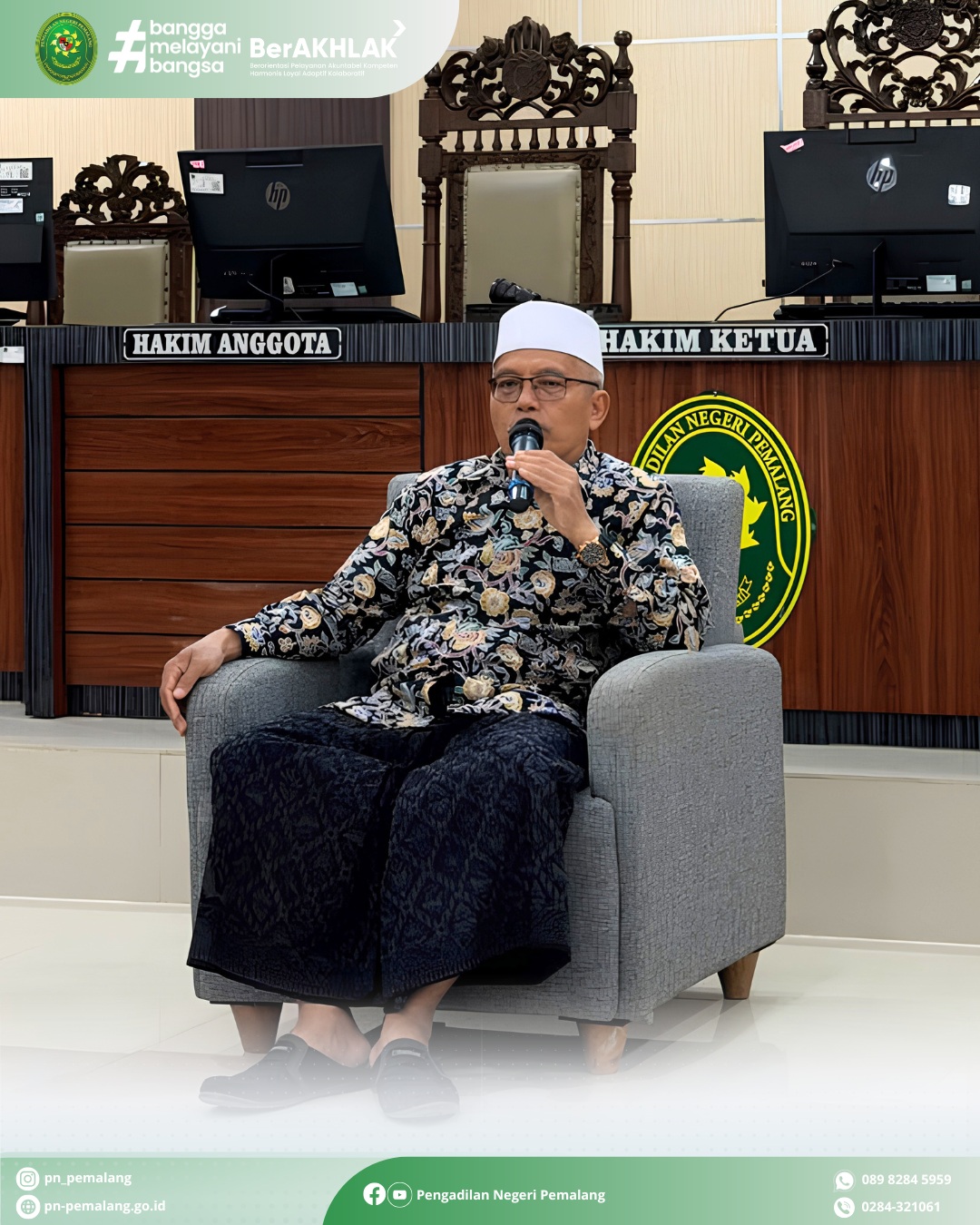 Kegiatan Jumat Bersih Pengadilan Negeri Pemalang
